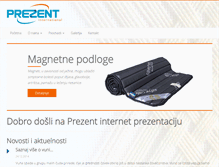 Tablet Screenshot of prezentsrbija.com